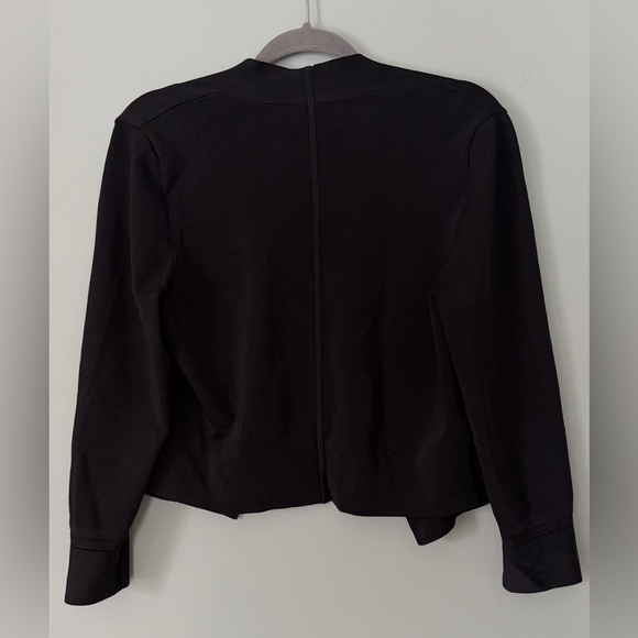 M.M.LaFleur The Sant Ambroeus Jardigan Open‎ Jacket Cardigan Black Size Large - Picture 9 of 10